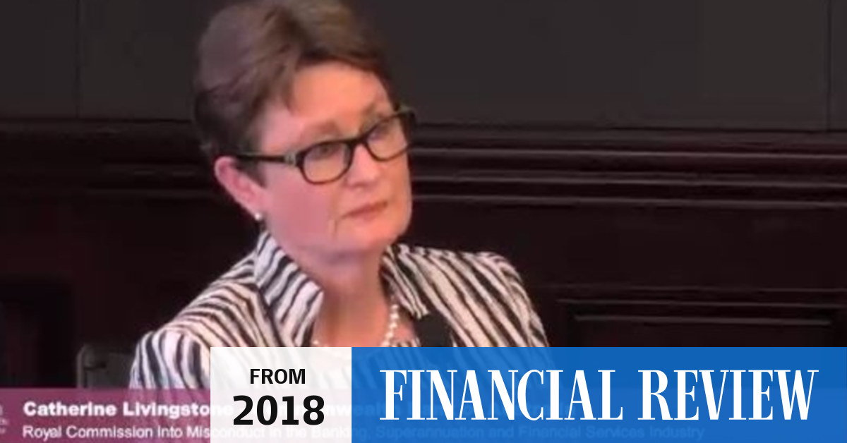 Banking Royal Commission CBA chairman Catherine Livingstone under fire